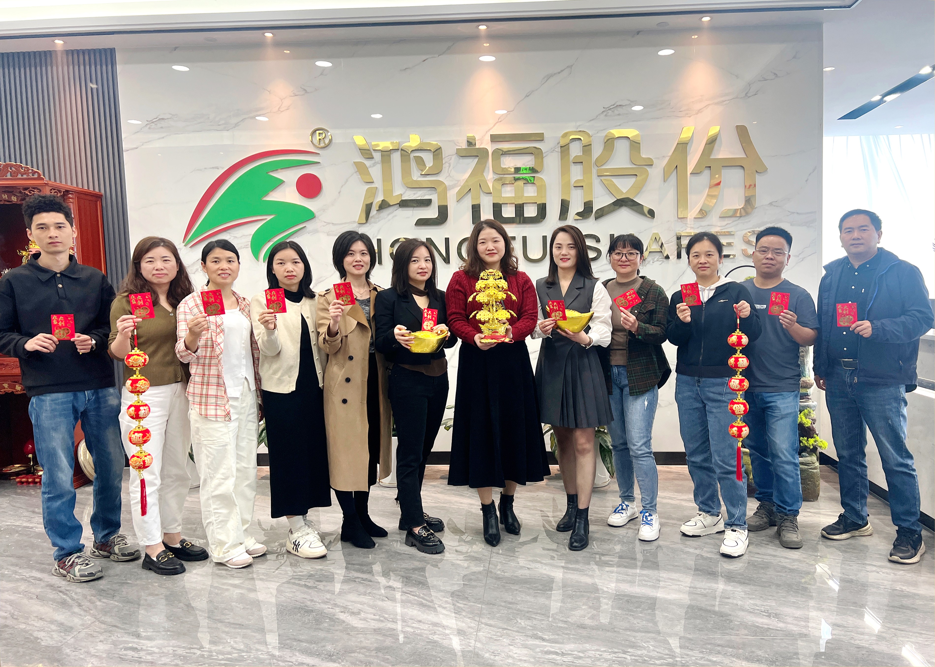 鞭炮齐声响，喜迎开门红！热烈祝贺鸿福股份开工仪式圆满礼成